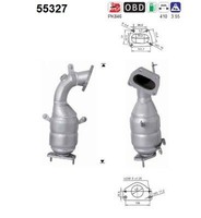 AS 55327 Katalysator FüR Abarth Alfa Romeo Passend FüR Fiat Lancia