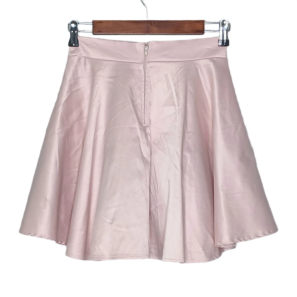 City треугольники женщин круг мини юбка размер 5 розовый с подкладкой отражающий мерцание - Изображение 2 из 4