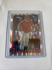 Mike Trout Raywave Refractor 2025 Topps Chrome Baseball Card #100 LA Angels