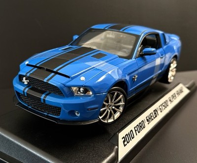 2010 Ford Shelby GT500 Super Snake Miami Blue 1/18 Shelby Collectibles HTF !
