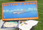 Vintage 1941 Parker Bros Board Game Flying the Beam Submarines WWII Made Old
