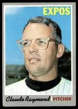 1970 Topps Claude Raymond - VG+ Montreal Expos #268