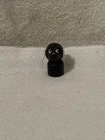 VTG Fisher Price Little People Play Family Black Wooden Dog White Ears FREE SHIP