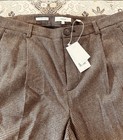 NWT  Vince Houndstooth Pleated Pants Brown Black - sz  12 — photo 8