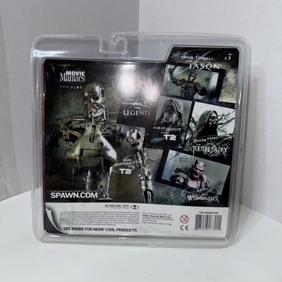 2002 McFarlane Movie Maniacs Series 5 T-800 Endoskeleton Figure