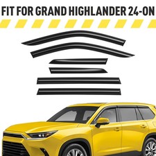 Side Window Deflectors Rain Guards for 2024-2027 Toyota Grand Highlander