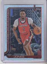 2025-26 Topps Herbert Jones Sandglitter parallel #189 New Orleans Pelicans