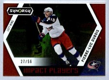Pierre-Luc Dubois 2017-18 UD Synergy Impact Players Red Rookie /56 #IP-47