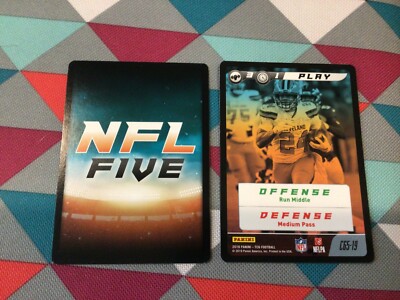 Nick Chubb play #C65-19 Browns 2019 Panini NFL Five TCG Gaming card (1st year)
