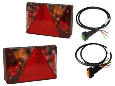 Aspöck Multipoint 4 - Leuchten Set + Open End Kabel 3 Meter (60.90 /1Stk)