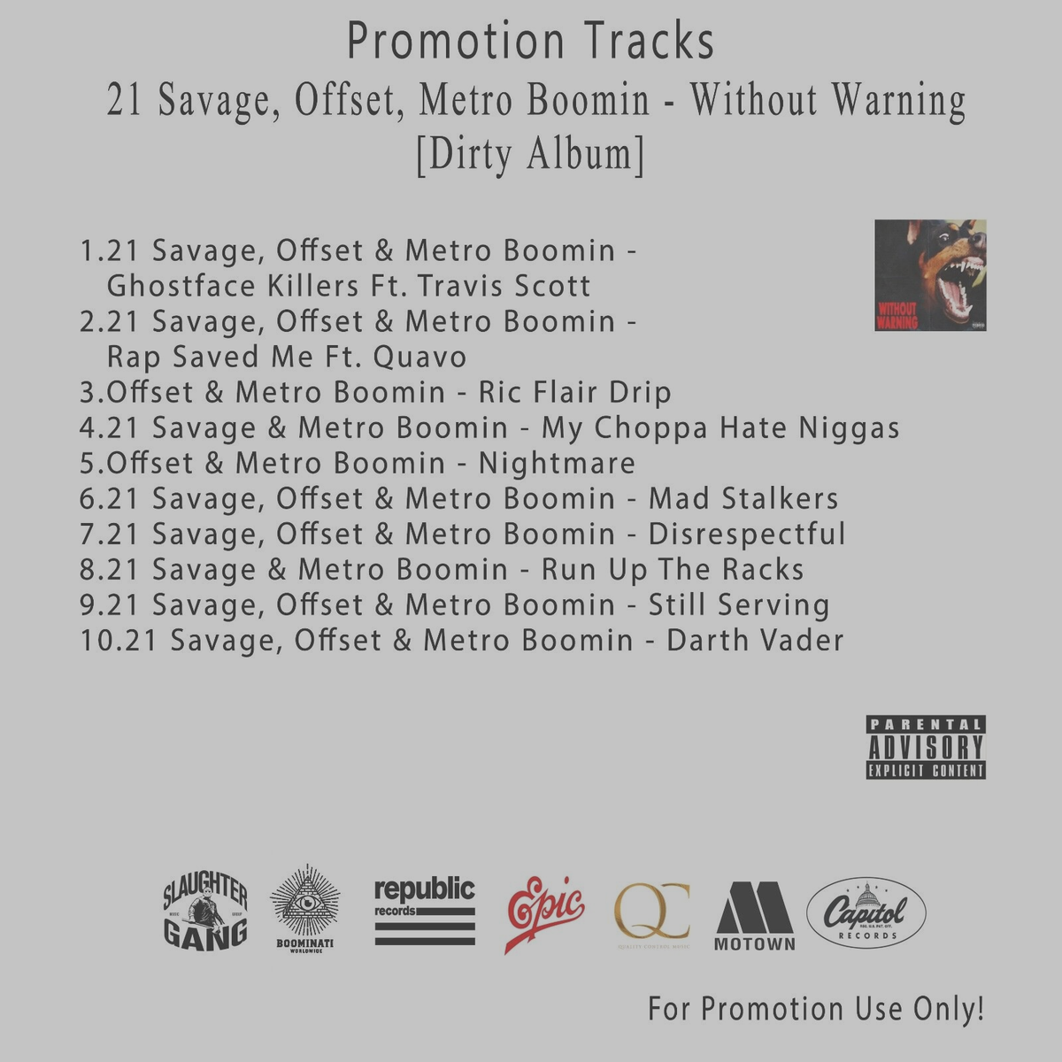 Album Metro Boomin A Boogie White 21 Savage, Offset, Metro Boomin