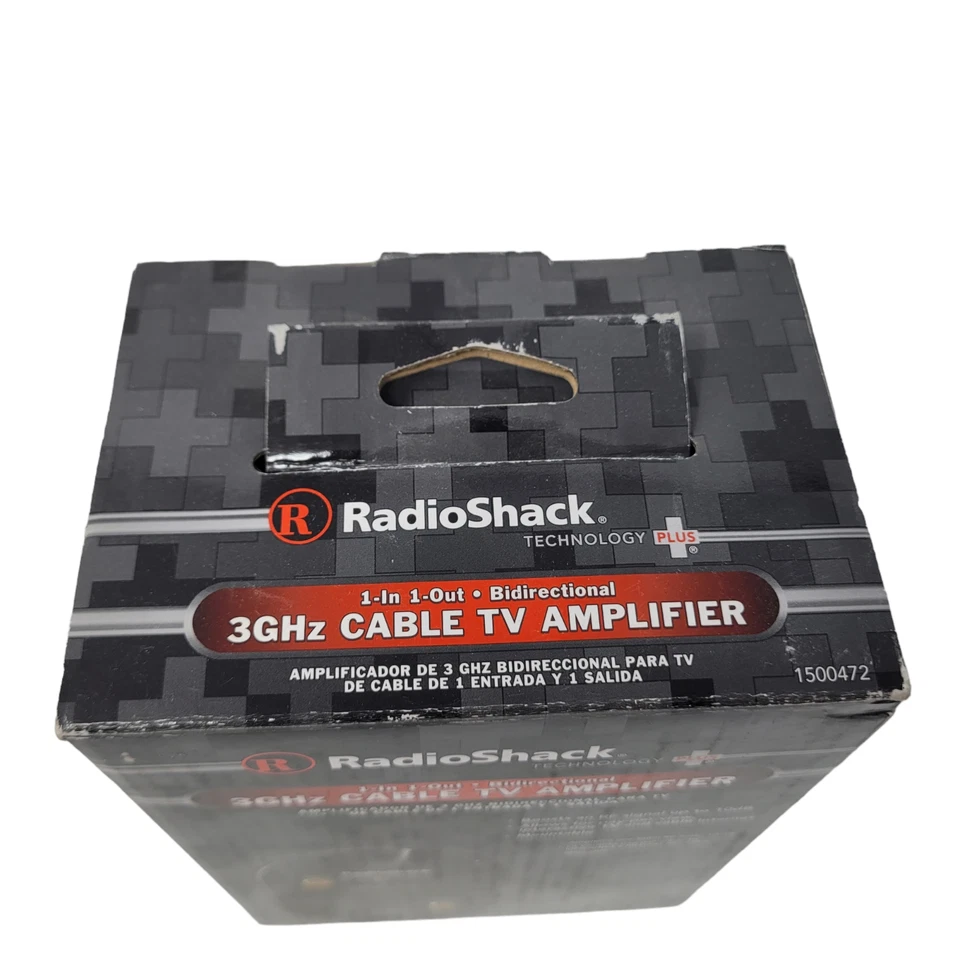 Radioshack 3GHz RF/UHF/VHF/FM/TV Antenna Bidirectional Signal Booster Amplifier - Image 3 of 4