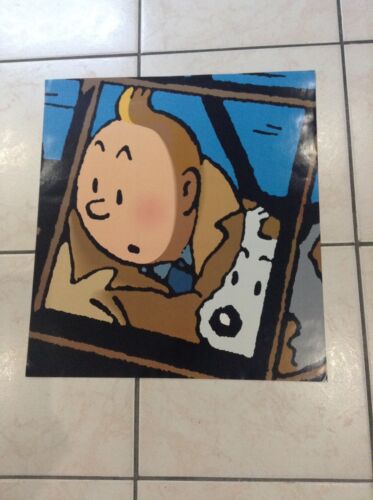 Poster affiche Tintin ETAT NEUF  - Imagen 1 de 1