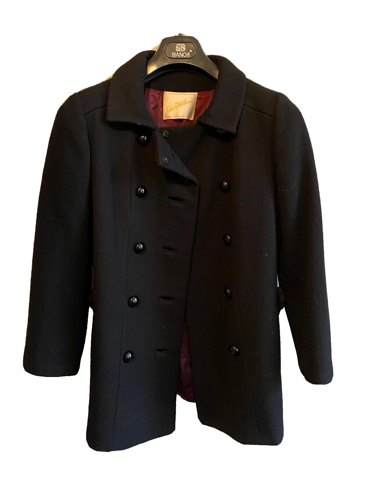 100% Saks Fifth Avenue ropa Vintage de Lana para Mujeres