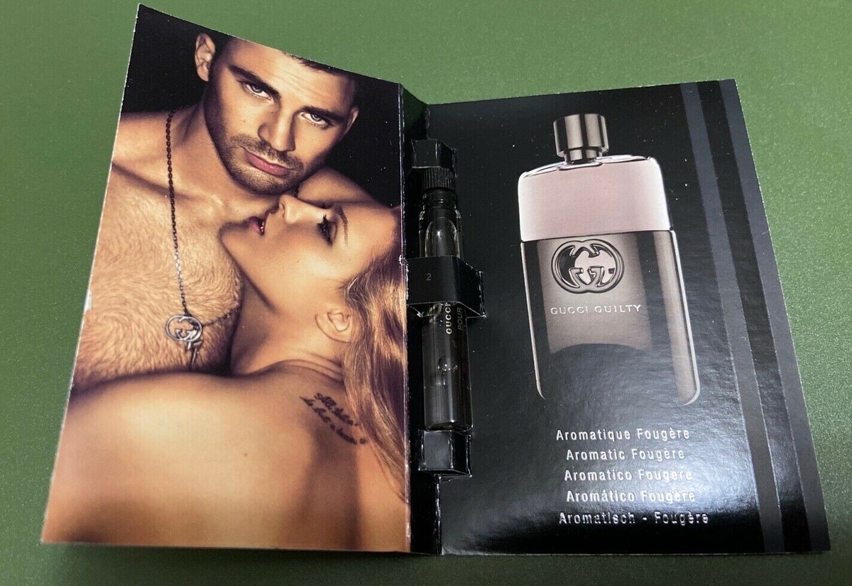 2X Gucci Guilty Pour Homme Men's Eau de Toilette .06 fl oz./ 2 ml