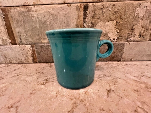 Homer Laughlin Turquoise Fiesta Mug