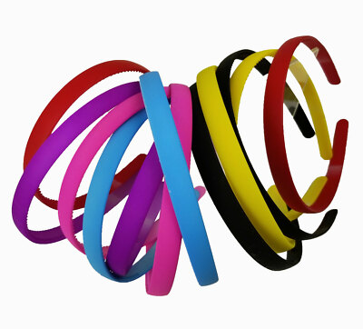 headband color assortment 12 pieces Amazon.com : Giegxin 12 Pack Colorful Polyester Cloth  main image 2