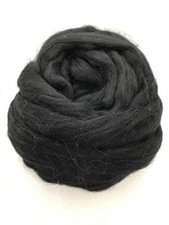 Black Wool Roving, Merino Wool, Shep's Wool Black, Black Roving, Black felting 