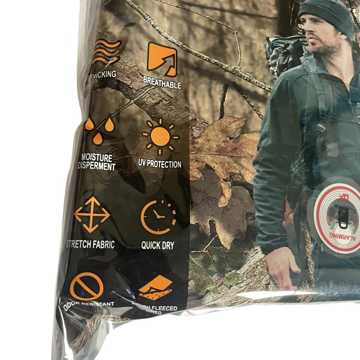 MOSSY OAK Men's XL THERMAL 2-PC SET Microfiber Fleece Top & Bottom