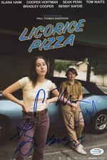 "Licorice Pizza" SIGNED 8x12 Photo - Paul Thomas Anderson, Haim, Hoffman +1 ACOA