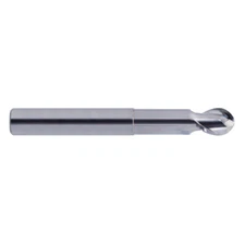 YG1 89573 | 1/4" 2 Flute 37 Degree Helix Ball Nose Ext Neck Alu-Power End Mill