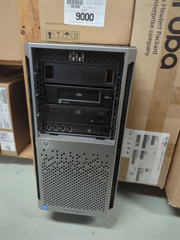 HP Proliant ML350P Gen8 Tower Server E5-2609V2 2.5GHz 4-Core 4GB DDR3 736947-001 - Image 2 of 4
