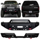 Vijay For 1994-2002 Ram 1500/2500/3500 Front or Rear Bumper with Aluminum Lights
