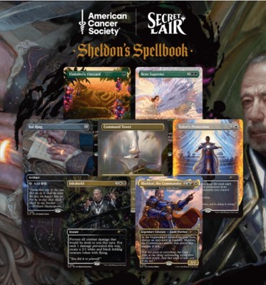 MTG secret lair Sheldon's Spellbook Foil