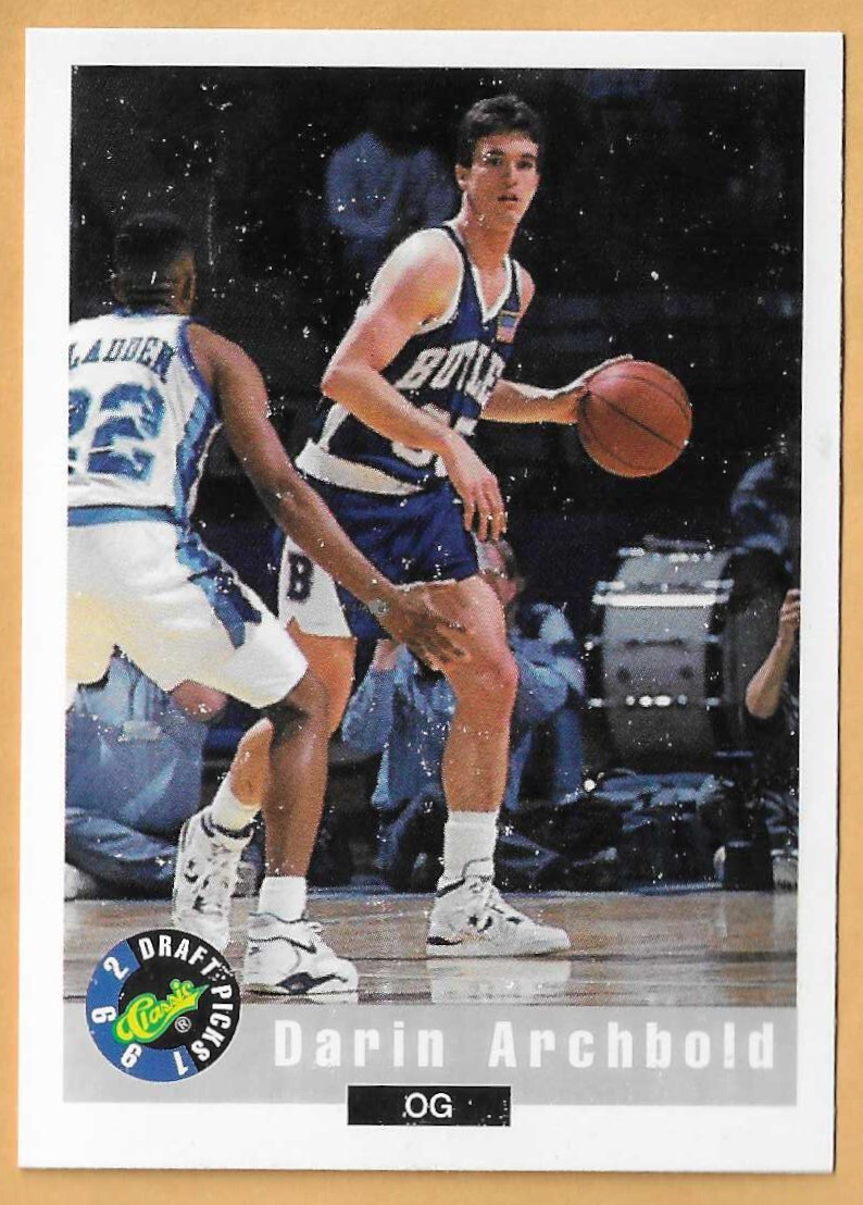 DARIN ARCHBOLD BUTLER #14 CLASSIC DRAFT PICKS 1992-93