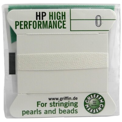 HP HIGH PERFORMANCE WHITE SILK FADEN 0,3mm GRIFFIN SIZE 0 - FT710