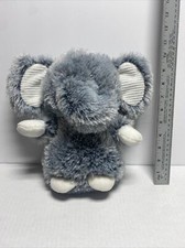 Spark Create Imagine Elephant Gray Plush Rattle Crinkle Baby 11" Stuffed animal