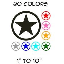 Army Star Sticker Vinyl Decal For Jeep Us Military Truck Hood Door Car Window Army Star Sticker Vinyl Decal For Jeep Us Military Truck Hood Door Car Window