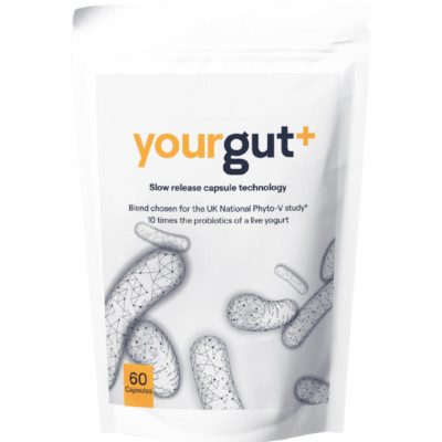 Yourgut+ plus - Probiotic Blend with Vitamin D3 & Natural inulin - 60 Caps