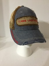 Men?s Hat Carrie Underwood The Storyteller Music Tour Denim Mesh Trucker Cap
