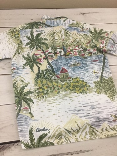 Reyn Spooner Reverse Print Pullover Avalon Catalina Island, California Herren S - Bild 9 von 12