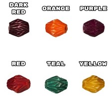 Craft County Etched Resin Beads - Jewelry Making - Necklaces, Bracelets, Earring