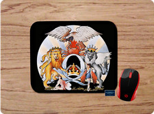 QUEEN CLASSIC ROCK BAND INSPIRED ART CUSTOM MOUSEPAD DESK MAT SCHOOL OFFICE GIFT