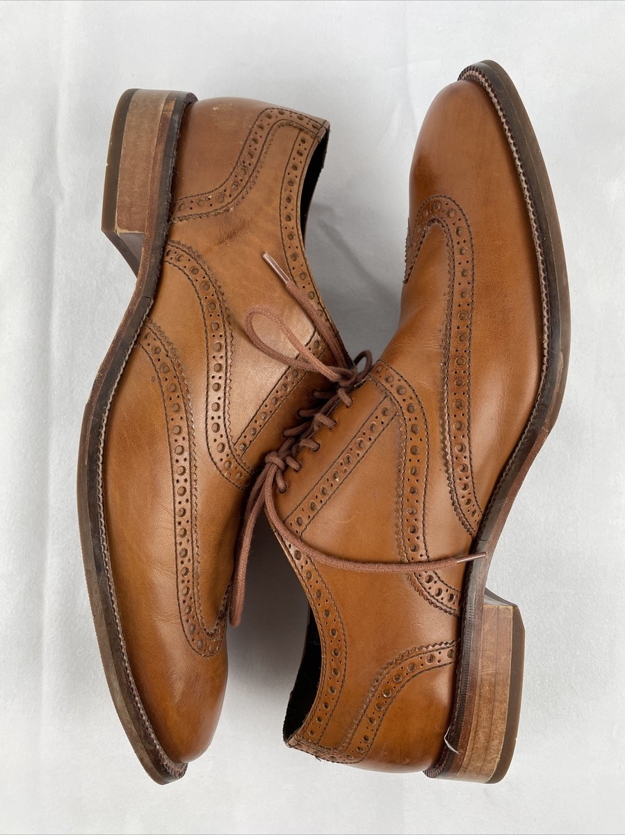 Cole Haan Men\'s Williams Wingtip Oxford British Tan Style C12210 Size 10 s-l400.jpg main image 3