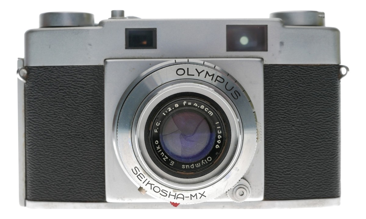 Olympus 35-S 35mm Film RF Camera E.Zuiko F.C. 1:2.8 f=4.8cm