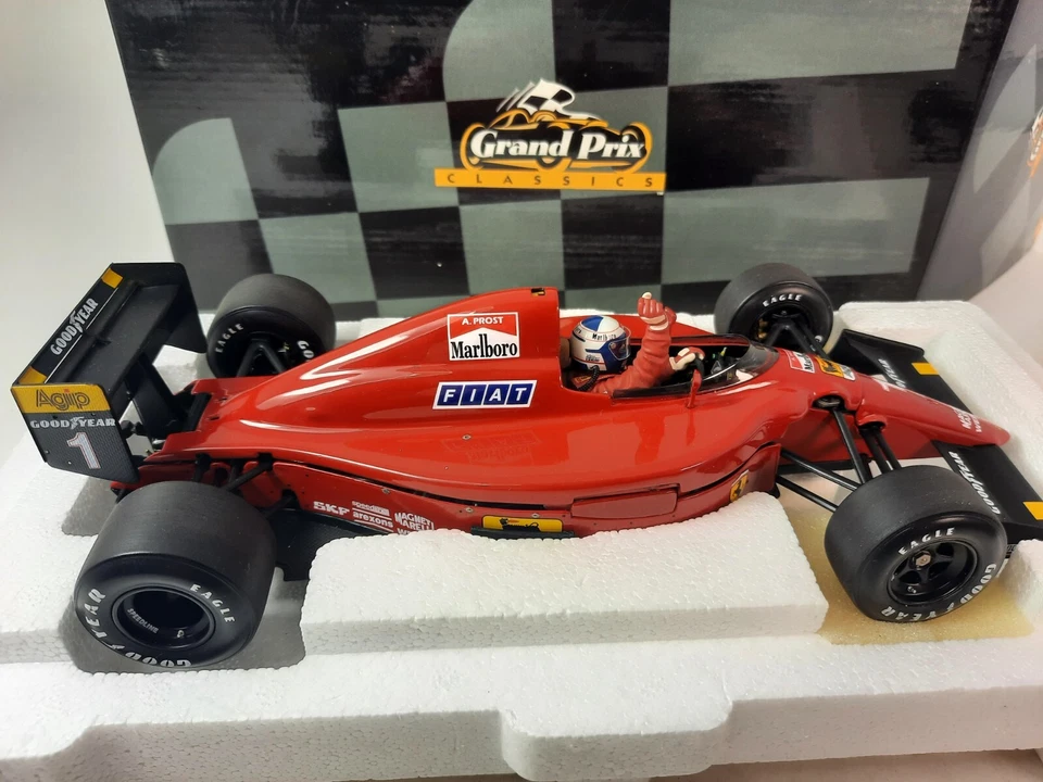 Exoto Ferrari 641/2 #1 Alain Prost 100th Victory France GP 1990 1/18 97104 - Immagine 2 di 4