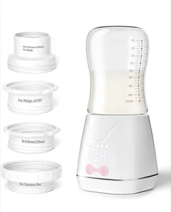 Portable biberon Warmer, rapide biberons pour le voyage avec bouteille en verre & 4