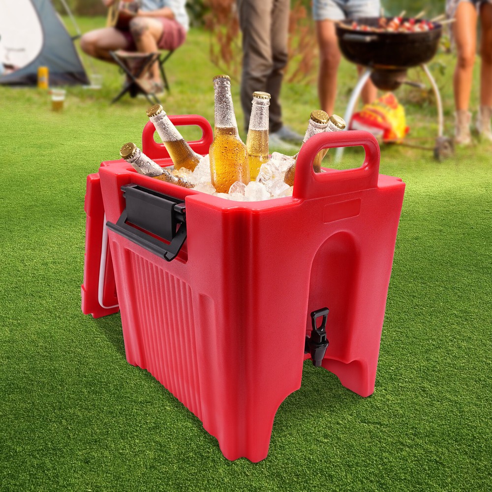 Insulated Beverage Dispenser, Portable Thermal Beverage Server, with Handles