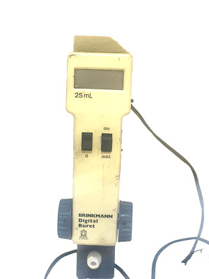 Brinkmann 25 mL Digital Buret 25mL Burette AS-IS!