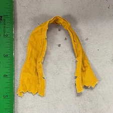 KC-SF-MID: 1/12 Yellow Fabric Wired Scarf for Bandai S.H.Figuarts Izuku Midoriya