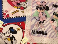 Vintage Disney Scarf Bandanas MADE USA Lot NWT Lee Wards Deadstock Z8