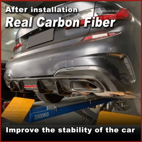 Carbon Heckdiffusor Diffusor Heckansatz für BMW 3er G20 330i M-Paket Stoßstangen - Picture 2 of 10