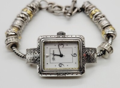 Brighton Short Hills Japan Movement Silver Watch 12 Beads Needs