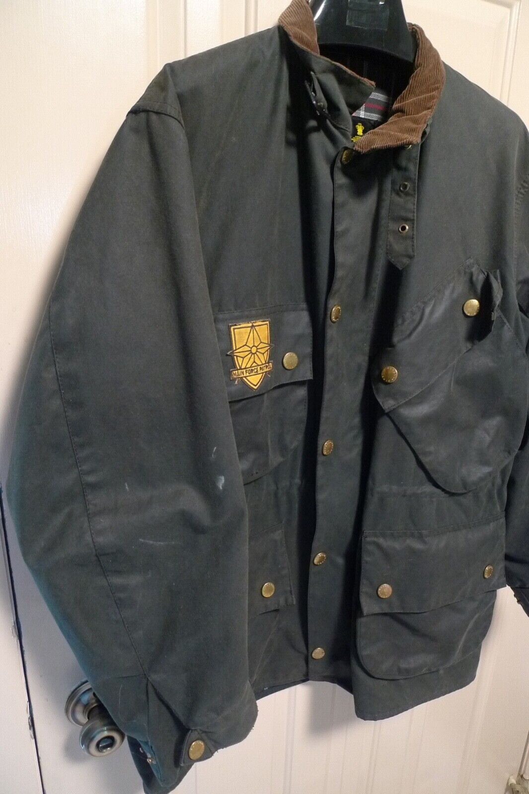 BARBOUR- A7 INTERNATIONAL WAX COTTON JACKET- CUSTOMIZED - MADE IN