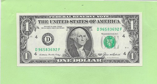 1985 ..UNCIRC 1 $ D 9658 3692 F .... 1985 1 $ D-F HÖHERE NUMMER - Bild 1 von 2