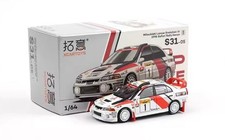 XCARTOYS POP RACE Mitsubishi Lancer Evo IV - Kenya / Scale 1:64 / NEW - BOXED